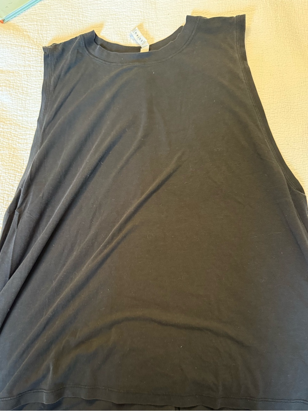 lululemon athletica Black Muscle Tee